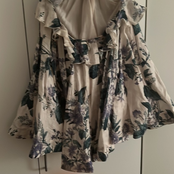 Like new Zimmermann Cassia Ruffled Floral Mini Dress. Size: 0 - Picture 11 of 11